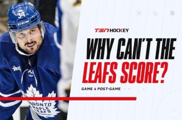 Why have the Leafs' core four struggled to create offence in the post season?