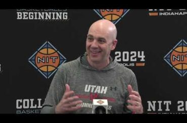 Utah Men's Basketball NIT Media Availability | 4.1.24