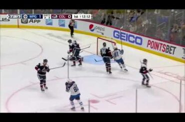 Evgeni Svechnikov scores vs Avalanche (25 feb 2022)