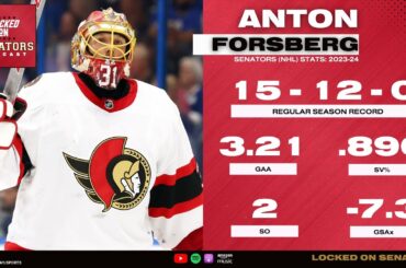 Anton Forsberg: 2023-24 Ottawa Senators Year-In-Review | LOSP CLIP