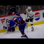 Kings' Kevin Fiala high sticks' Avalanche's Devon Toews, draws blood, 4 minute double minor penalty