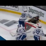 Maple Leafs' Joel Edmundson Lays Massive Hit On David Pastrnak To Start Game 7