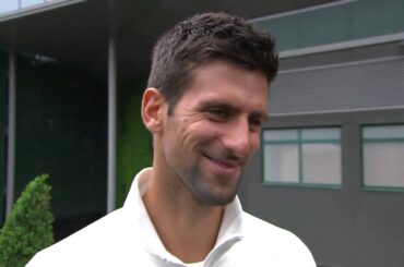 Novak Djokovic takes the Live @ Wimbledon quiz