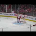 Detroit Red Wings goalie James Reimer warms up 4/16/24