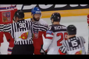 Gudas vs Giroux WCH 2017 CzechRep. vs. Canada