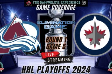 Live Stream: Colorado Avalanche vs Winnipeg Jets Live NHL Playoff Game 5