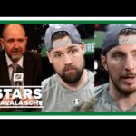 Pete DeBoer, Jamie Benn, Matt Duchene | Stars vs. Avalanche Game 1 postgame press conference