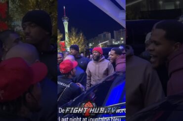 Gervonta CONFRONTS Devin Haney in HEATED confrontation!