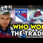 New York Rangers TRADE Alexandar Georgiev To Colorado Avalanche TRADE BREAKDOWN!