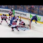 Mikhail Sergachev's first playoff goal in game 5 vs Devils (2018)