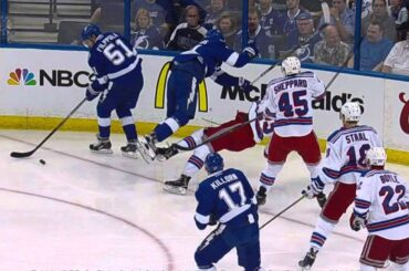 Gotta See It: Stamkos catches Hayes with head down