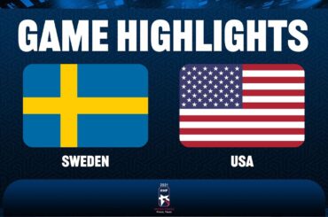 Sweden vs United States (QF) - 2021 IIHF Ice Hockey U18 World Championship