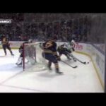 Tyler Myers CRUSHES 2 players by huge hit!!