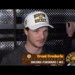 Trent Frederic on stepping up with Brad Marchand out of the lineup / 12.05.2024