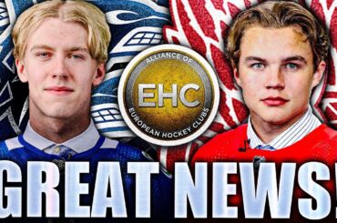 AWESOME RED WINGS & CANUCKS NEWS: AXEL SANDIN-PELLIKKA & JONATHAN LEKKERIMAKI