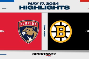 NHL Game 6 Highlights | Panthers vs. Bruins - May 17, 2024