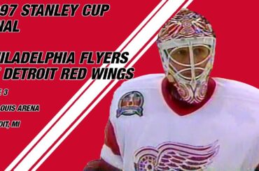 1997 Stanley Cup Final Game 3: Philadelphia Flyers at Detroit Red Wings w/ Full Pregame