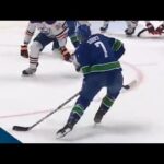 Canucks' Carson Soucy Picks Top Corner With A Clean Wrister