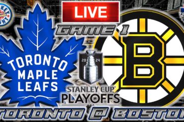 Toronto Maple Leafs vs Boston Bruins Game 1 LIVE Stream Game Audio | NHL Playoffs Streamcast & Chat