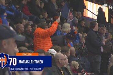 Näin syntyi Matias Lehtosen uran ensimmäinen liigamaali