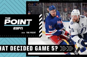 The ultimate moment that decided the Lightning's Game 5 win vs. the Rangers | The Point