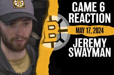 Jeremy Swayman Reacts To Game 6 Loss vs. Florida Panthers