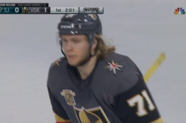 William Karlsson Gives Vegas the Lead in Game 2 (Sharks vs. Knights 2018 NHL Playoffs)