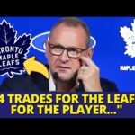 ATTENTION! 4 TRADES FOR A BIG LEAFS STAR! NEGOTIATIONS UNDERWAY? MAPLE LEAFS NEWS