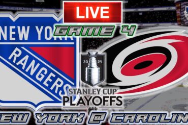 New York Rangers vs Carolina Hurricanes Game 4 LIVE Stream Game Audio | NHL Playoffs Cast & Chat