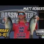 Matt Robertson leads Day 1 of Bassmaster Elite at Lake Murray with 25 pounds, 8 ounces