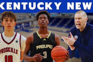 NEWS! AJ Dybantsa and Hudson Greer to UK? KENTUCKY BASKETBALL NEWS! NCAA BASKETBALL NEWS!