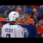 Corey Perry trying to bait Brock Boeser to no avail / 14.05.2024