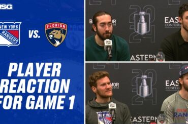 Zibanejad, Kreider, Chytil, Fox & Trouba give thoughts on Gm1 vs Panthers | New York Rangers