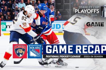 Gm 1: Panthers @ Rangers 5/22 | NHL Highlights | 2024 Stanley Cup Playoffs