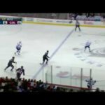 Erik Johnson hits Dana Tyrell