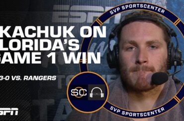 Matthew Tkachuk says ‘Bob was awesome’ in Panthers’ Game 1 win vs. Rangers | SC with SVP