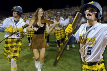 LIVE "Calling Baton Rouge" Performance in Sold Out LSU Stadium | The Savannah Bananas