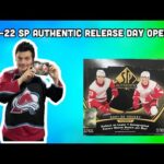 2021-22 SP Authentic Hockey Hobby Box Release Day Opening! I Pulled 2 Autos Of The Same Player!?!?