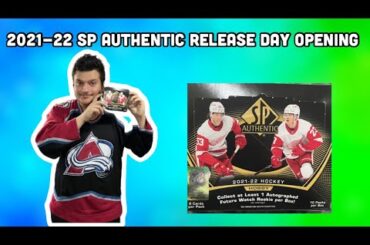 2021-22 SP Authentic Hockey Hobby Box Release Day Opening! I Pulled 2 Autos Of The Same Player!?!?