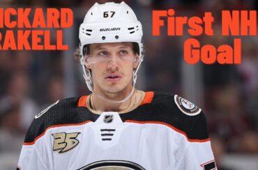 Rickard Rakell #67 (Anaheim Ducks) first NHL goal Apr 25, 2014 (Classic NHL)