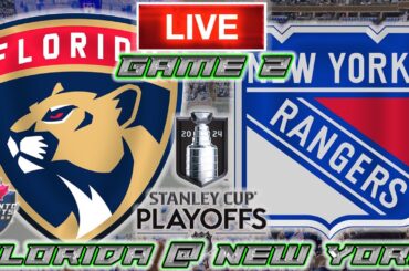 Florida Panthers vs New York Rangers Game 2 LIVE Stream Game Audio | NHL Playoffs Streamcast & Chat