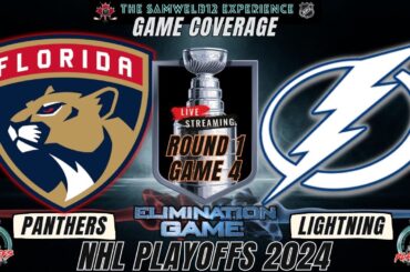 NHL Playoffs Game 4: Florida Panthers vs Tampa Bay Lightning - Live Elimination Match Coverage