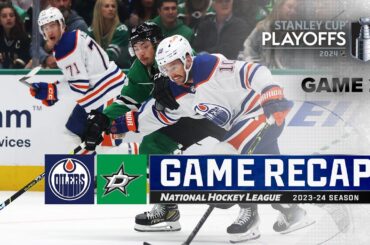 Gm 2: Oilers @ Stars 5/25 | NHL Highlights | 2024 Stanley Cup Playoffs