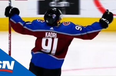 Nazem Kadri Scores His First Goal As A Member Of The Colorado Avalanche