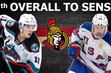 Who Do the OTTAWA SENATORS pick at No. 7? 2024 NHL Draft
