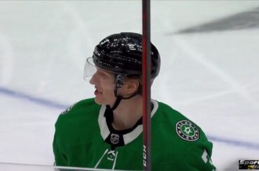 John Klingberg frustrated after the call