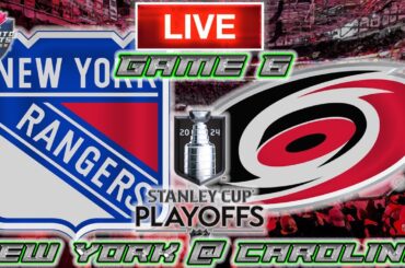 New York Rangers vs Carolina Hurricanes Game 6 LIVE Stream Game Audio | NHL Playoffs Cast & Chat