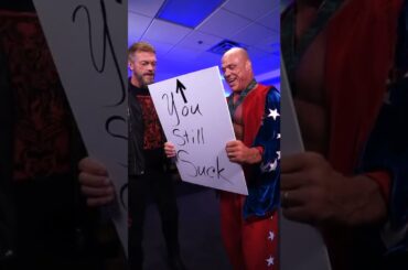 Edge puts one over on Kurt Angle again 20 years later! #short #wweraw