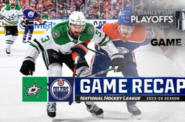 Gm 3: Stars @ Oilers 5/27 | NHL Highlights | 2024 Stanley Cup Playoffs