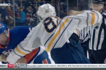 Marcus Foligno vs Johnny Boychuk Dec 23, 2016